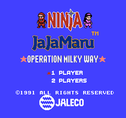 JaJaMaru DEEP アルバム Ninja JaJaMaru: Operation Milky Way (Family Computer, NES